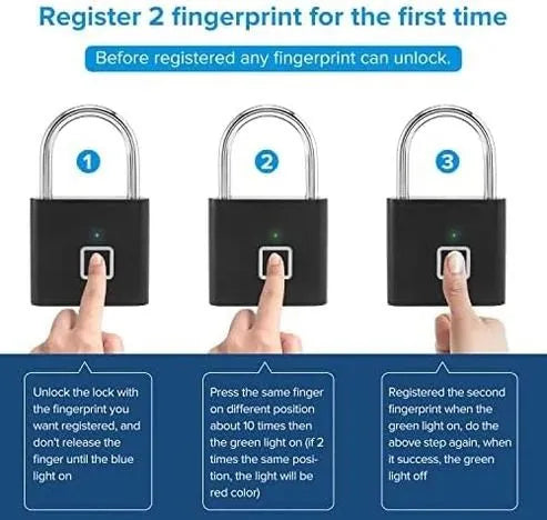 Fingerprint Padlock souqvers