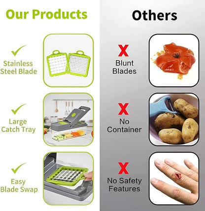 14 in 1 Multifunctional Vegetable Chopper