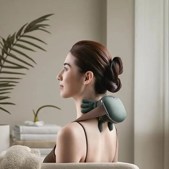 Portable, Bionic Heated Neck and Back Massager souqvers