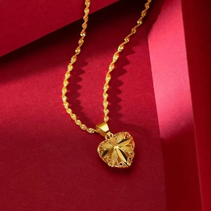  Gold Heart Necklace for Women souqvers