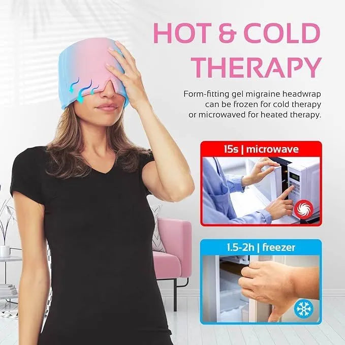  Migraine Relief Cooling Cap – Natural Headache & Stress Relief souqvers